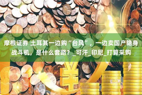 摩根证券 土耳其一边购“台风”，一边卖国产隐身战斗机，是什么套路？_可汗_印尼_打算采购